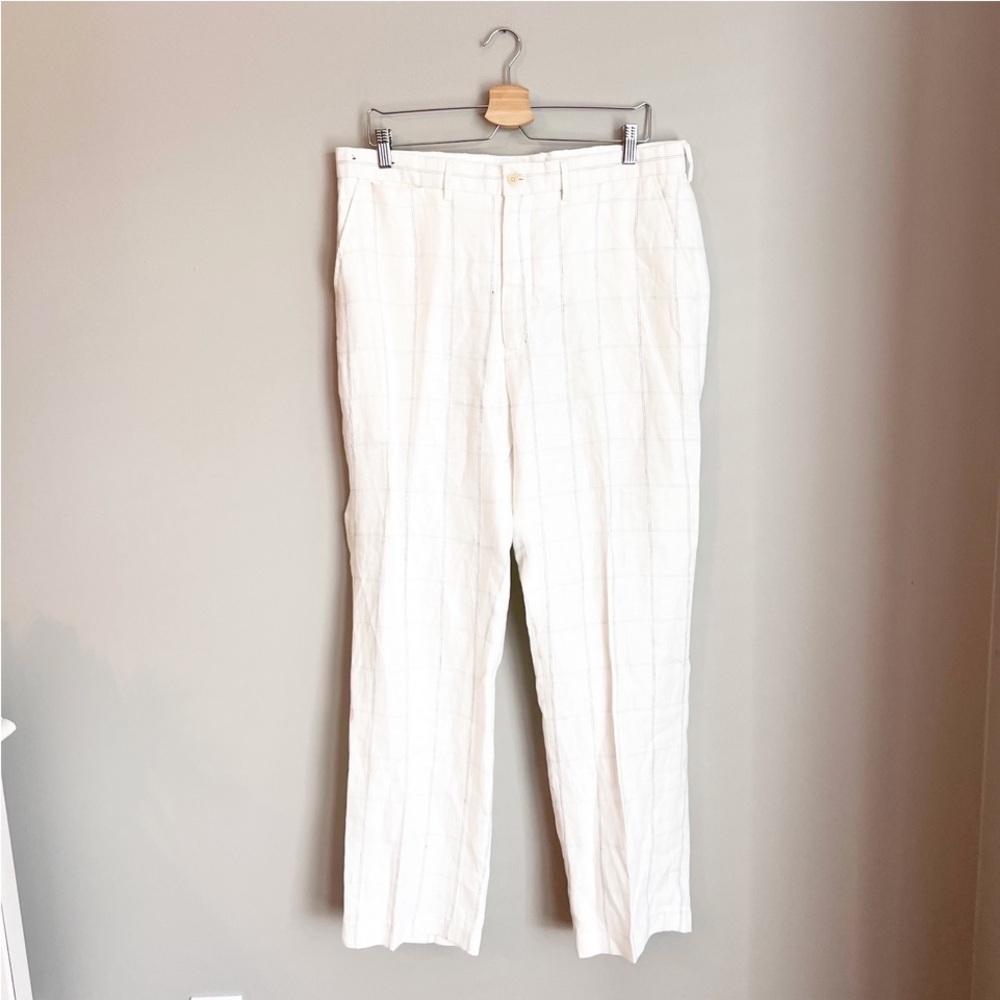 Polo Golf Pants Men’s Ralph Lauren Polo Linen Pants Trousers White 36R